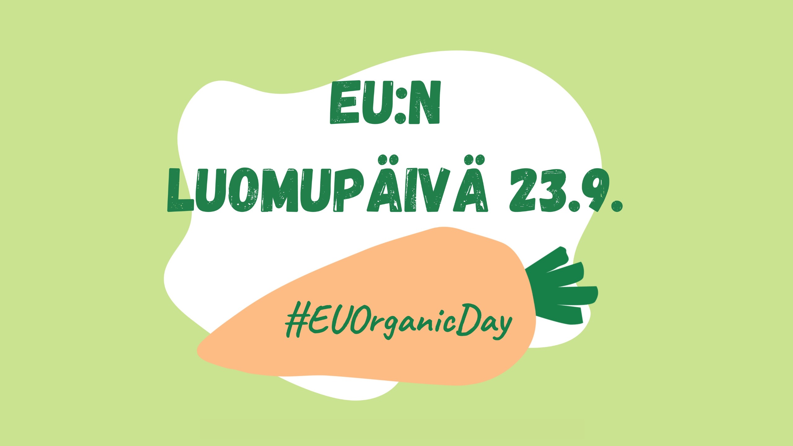 EU:n luomupäivä 23.9.2024 
